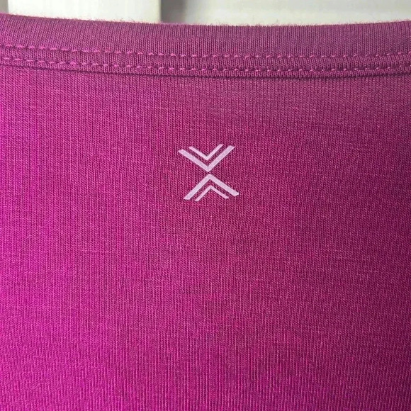 Xersion Quick-Dri Long Sleeve Crisscross Athletic Top Size XXL Berry Purple - Picture 7 of 9